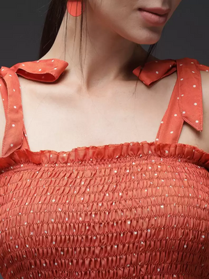 TANDUL  Casual Sleeveless Printed Women Multicolor Top