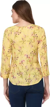 Casual Printed Women Multicolor Top
