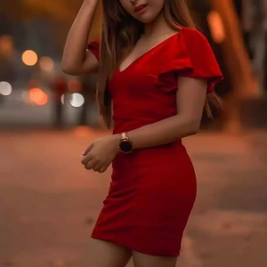 TANDUL  Women Sheath Red Dress
