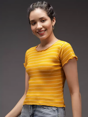 TANDUL  Casual Regular Sleeves Printed Women Multicolor Top