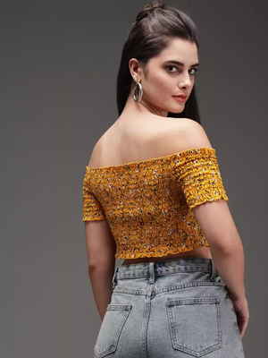 TANDUL  Casual Regular Sleeves Printed Women Multicolor Top