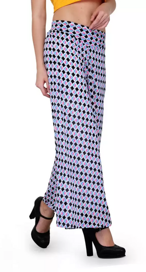 TANDUL  Regular Fit Women Multicolor Poly Georgette Trousers