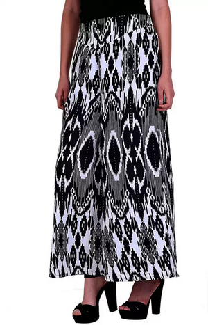 TANDUL  Flared Women Multicolor Poly Crepe Trousers