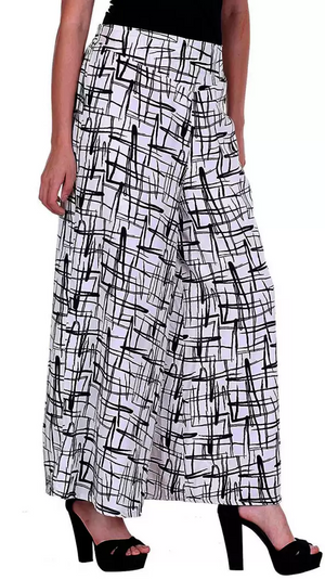 TANDUL  Flared Women Multicolor Poly Crepe Trousers