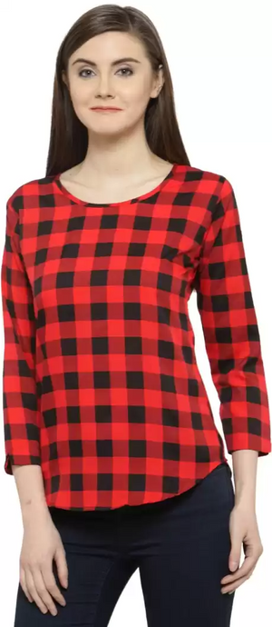 TANDUL  Casual Regular Sleeves Printed Women Multicolor Top