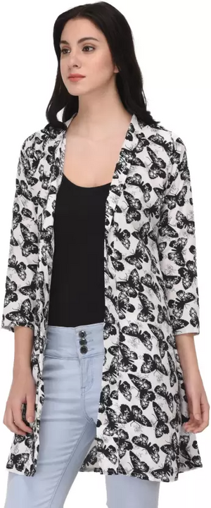 TANDUL  Women 3/4 Sleeve Multicolor Shrug