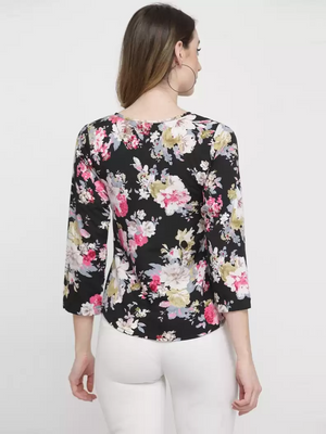 ZARVEY  Casual Regular Sleeves Printed Women Multicolor Top