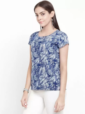 TANDUL  Casual Regular Sleeves Printed Women Multicolor Top