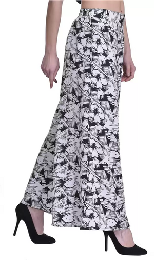 TANDUL  Flared Women Multicolor Poly Crepe Trousers