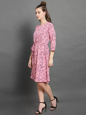TANDUL  Women Fit and Flare Multicolor Dress