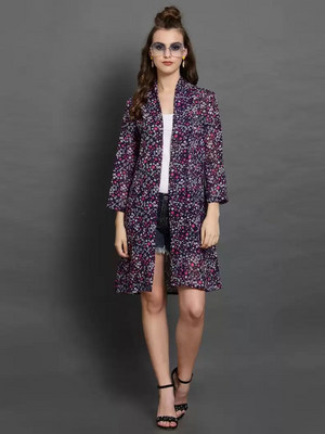 TANDUL  Women Full Sleeve Multicolor Shrug