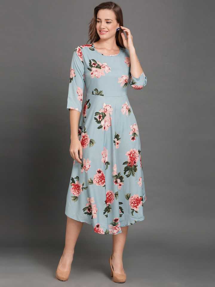 TANDUL  Women Fit and Flare Multicolor Dress