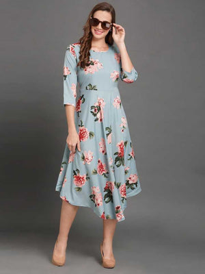 TANDUL  Women Fit and Flare Multicolor Dress