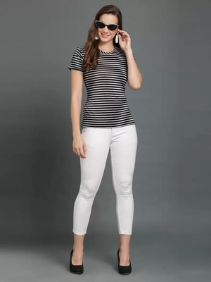 TANDUL  Casual Regular Sleeves Printed Women Multicolor Top