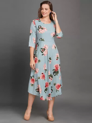 TANDUL  Women Fit and Flare Multicolor Dress