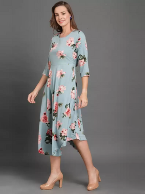 TANDUL  Women Fit and Flare Multicolor Dress