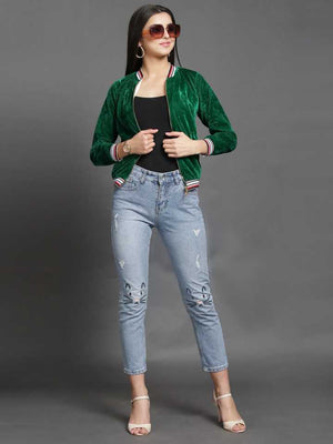 TANDUL  Full Sleeve Solid Women Jacket