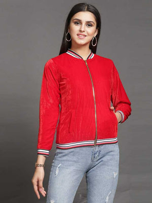 TANDUL  Full Sleeve Solid Women Jacket