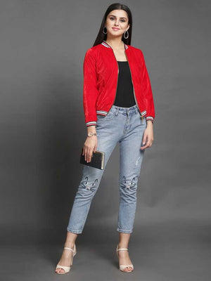 TANDUL  Full Sleeve Solid Women Jacket