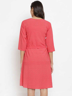 Women Fit and Flare Multicolor Dress