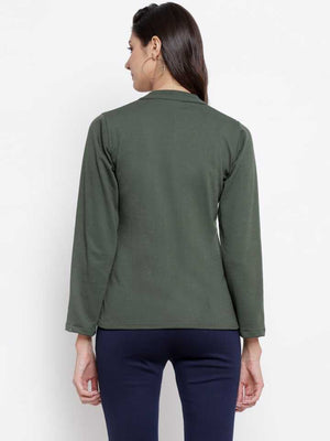 TANDUL  Full Sleeve Solid Women Jacket