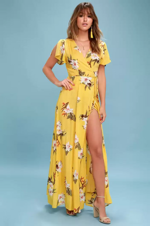 Women Maxi Multicolor Dress