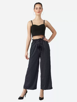 TANDUL  Regular Fit Women Multicolor Viscose Blend Trousers