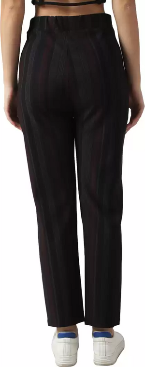 TANDUL  Regular Fit Women Multicolor Viscose Blend Trousers