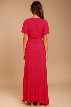 TANDUL  Women Maxi Red Dress