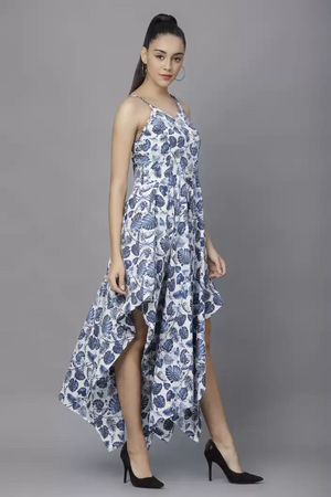 TANDUL  Women High Low Multicolor Dress