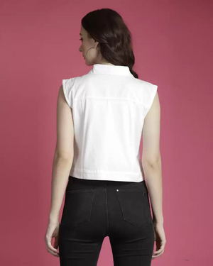TANDUL  Sleeveless Solid Women Jacket