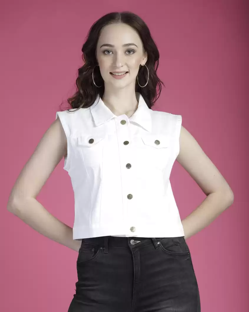 TANDUL  Sleeveless Solid Women Jacket