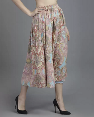 TANDUL  Women Floral Print Flared Multicolor Skirt