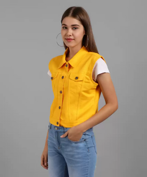 TANDUL  Sleeveless Solid Women Jacket