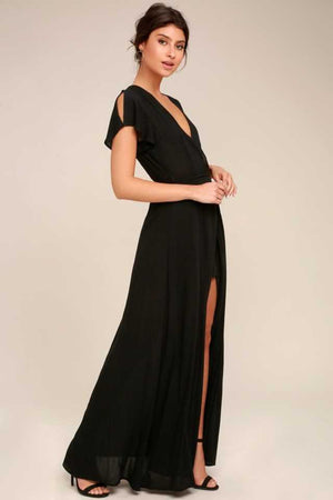 TANDUL  Women A-line Black Dress