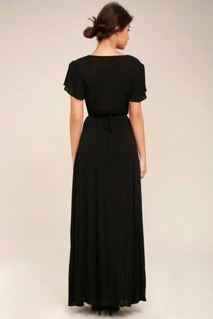TANDUL  Women A-line Black Dress