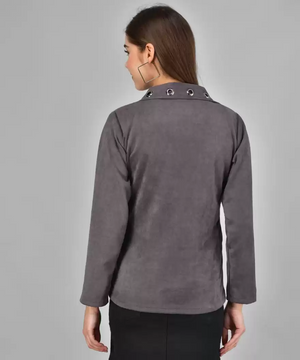 TANDUL  Full Sleeve Solid Women Jacket