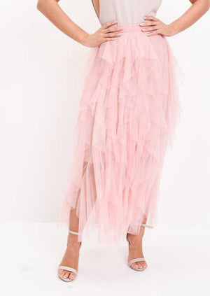 TANDUL  Women Solid A-line Pink Skirt