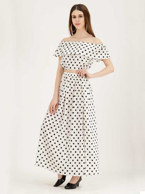 Women Two Piece Dress Multicolor Dress