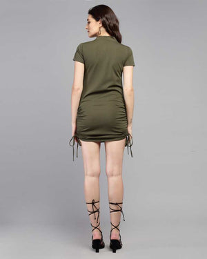 TANDUL  Women Green Dress