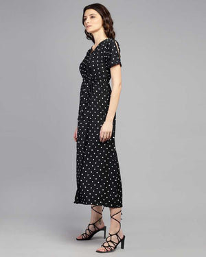Women Maxi Black Dress