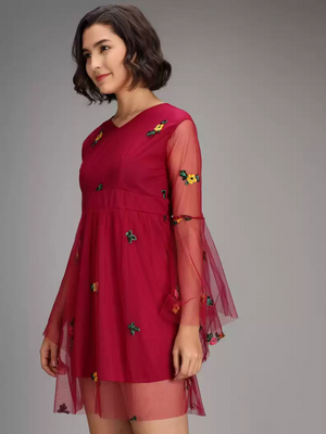TANDUL  Women Fit and Flare Multicolor Dress