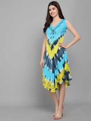 TANDUL  Women High Low Multicolor Dress