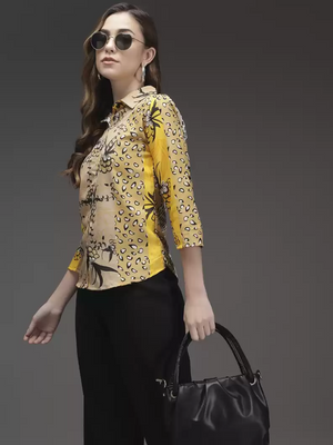 TANDUL  Women Regular Fit Printed Casual Shirt