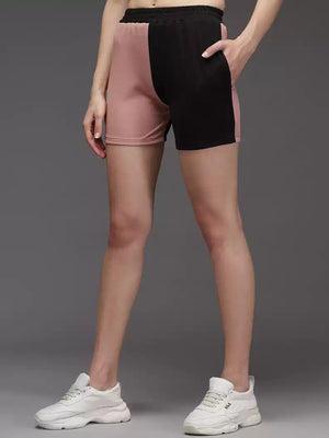 TANDUL  Color Block Women Multicolor Regular Shorts
