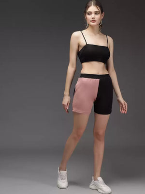 TANDUL  Color Block Women Multicolor Regular Shorts