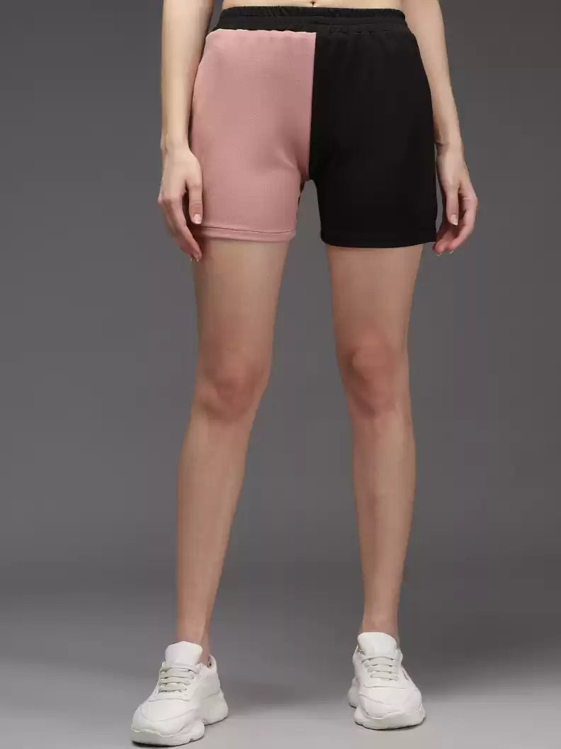 TANDUL  Color Block Women Multicolor Regular Shorts