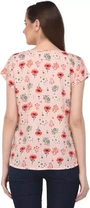 Casual Printed Women Multicolor Top