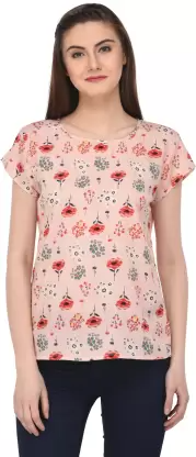 Casual Printed Women Multicolor Top
