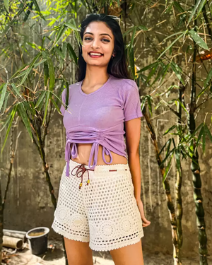 TANDUL  Casual Regular Sleeves Solid Women Purple Top
